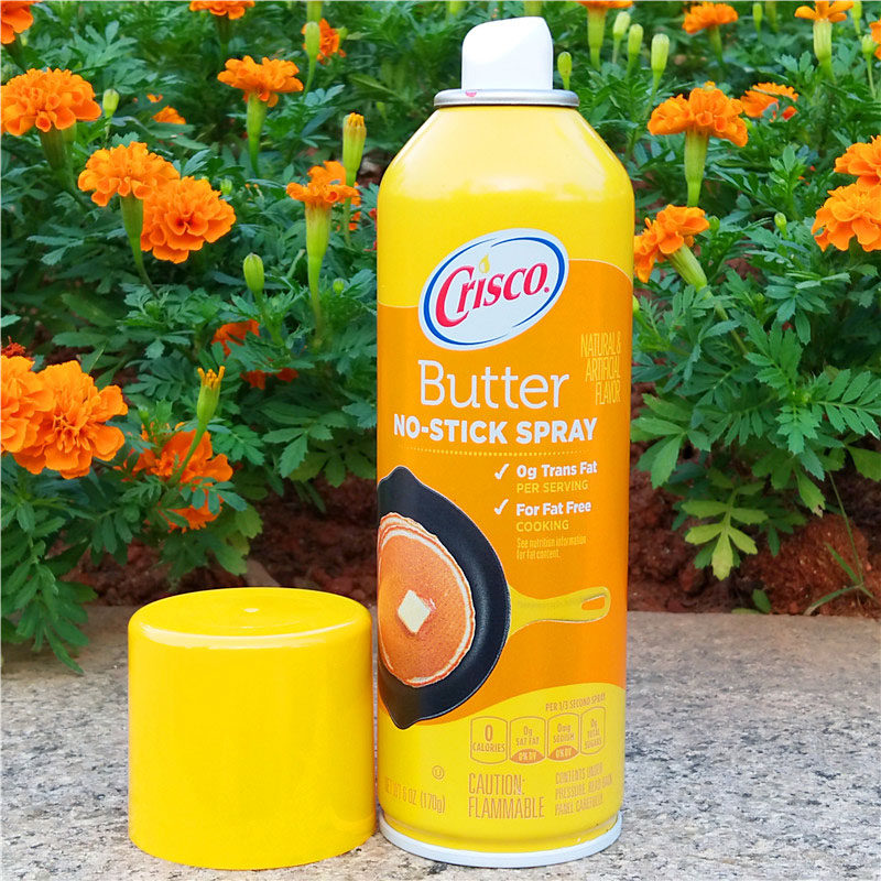 美国黄油味脱模油喷雾0脂肪0卡路里crisco no stick butter spray