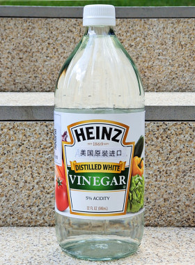 玻璃瓶装美国亨氏白醋天然蒸馏醋