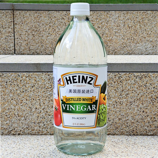 玻璃瓶装美国进口亨氏白醋天然蒸馏醋HEINZ ALL NATURAL VINEGAR