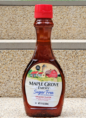 枫树原味无加糖甜味剂低热量糖浆松饼糕点浇头浆SUGAR FREE SYRUP