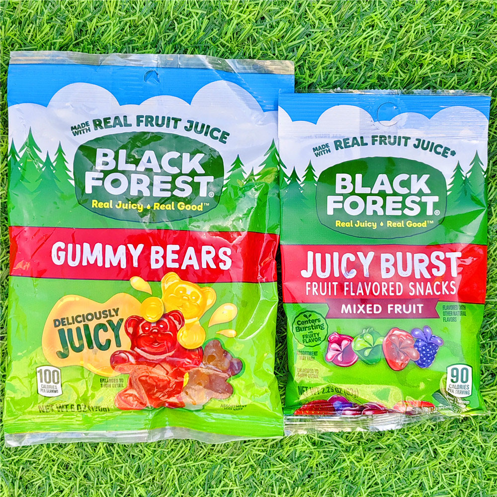 爆浆果汁混合水果软糖凝胶糖果