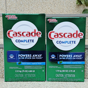 餐具洗碗机粉洗碟机用洗涤剂清新香CASCADE DISHWASHER DETERGENT