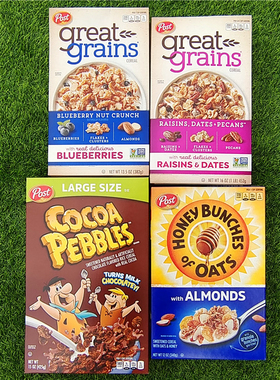 宝氏牌水果坚果混合谷物早餐即食牛奶冲饮麦片POST GRAINS CEREAL