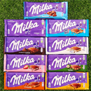 CHOCOLATE 德国双色朱古力妙卡草莓酸奶夹心牛奶巧克力制品MILKA