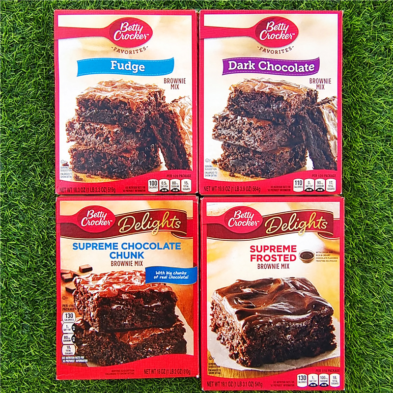 布朗尼软巧克力蛋糕粉制作用粉BETTY CROCKER FUDGE BROWNIE MIX