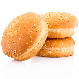 buns hamburger 嘉顿4寸芝麻汉堡包即食松软面包胚GARDEN Sesame