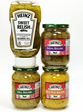 亨氏热狗酱汉堡包莳萝黄瓜酱酸甜青瓜酱泡菜酱HEINZ SWEET RELISH