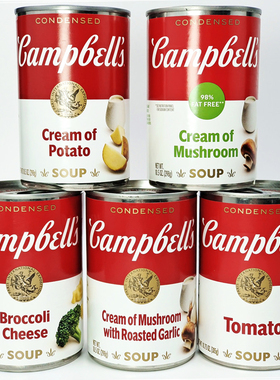 美国金宝汤奶油忌廉蘑菇速食浓汤CAMPBELLS CREAM MUSHROOM SOUP