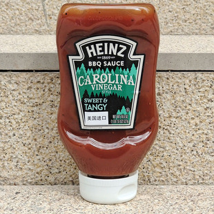 亨氏美式烟熏卡罗来纳醋味烧烤酱酸甜烤肉调味酱HEINZ BBQ SAUCE