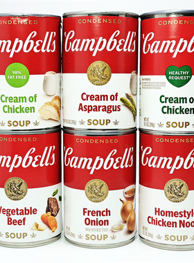 美国金宝汤奶油鸡汤香滑浓汤速食汤CAMPBELLI‘S CONDENSED SOUP