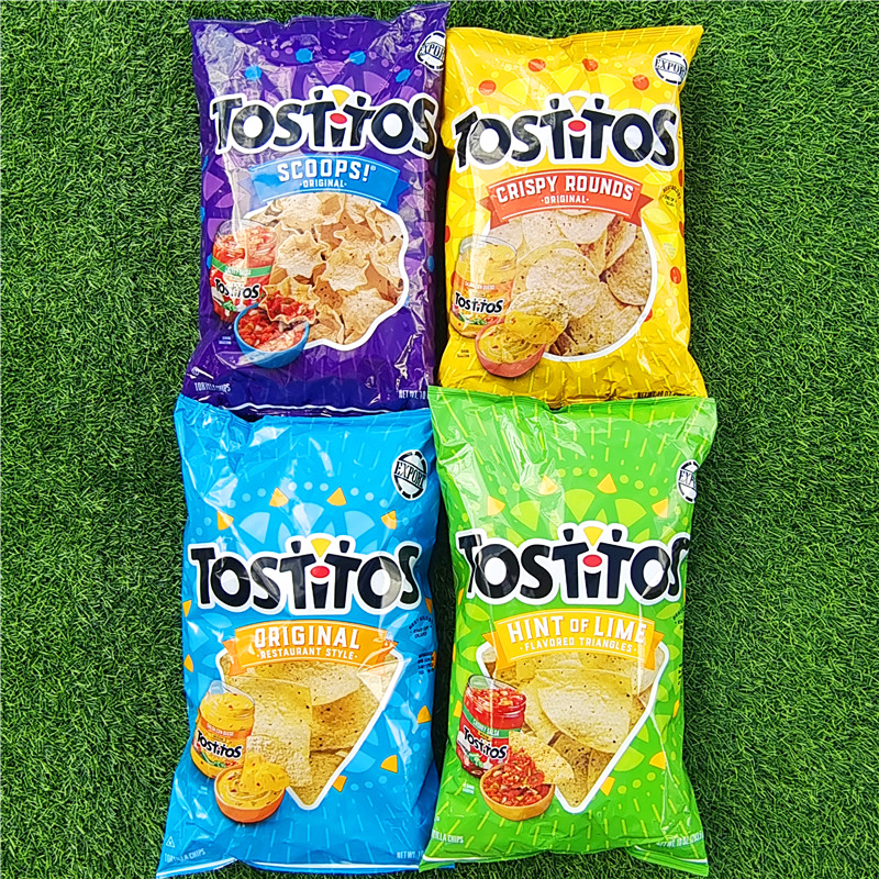 多桃氏墨西哥白玉米片进口零食TOSTITOS TORTILLA CHIPS ORIGINAL-封面