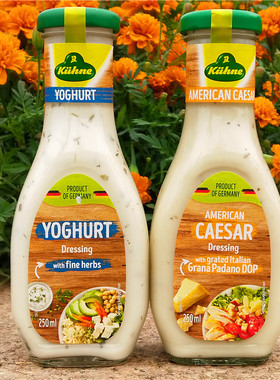 德国冠利果蔬沙拉酱奶油凯撒色拉酱即食低卡KUHNE SALAD DRESSING