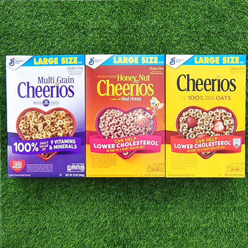 美国晶磨多谷物麦脆圈即食冲泡早餐麦片代餐CHEERIOS MULTI GRAIN