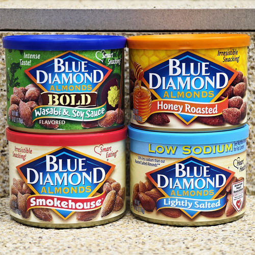 蓝钻石烟熏风味扁桃仁坚果杏仁