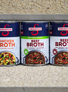 史云生天然清鸡汤浓缩牛肉汤速食汤火锅汤底料SWANSON BEEF BROTH