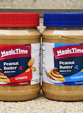 美国进口粗粒香滑花生酱无麸质拌面酱PEANUT BUTTER GLUTEN FREE