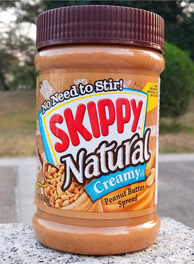 四季宝天然柔滑花生酱饼干面包抹酱SKIPPY PEANUT BUTTER SPREAD
