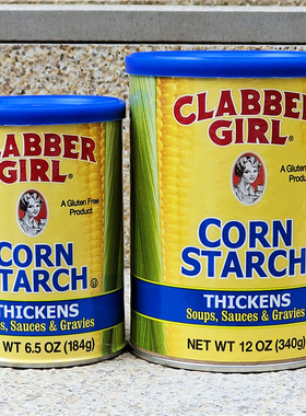 玉米淀粉食用粉粟米淀粉煮汤汁浓稠生粉CLABBER GIRL CORN STARCH