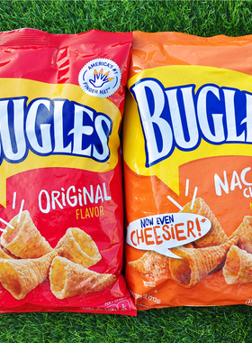 喇叭形状原味玉米妙脆角香脆进口零食BUGLES CRISPY CORN SNACKS