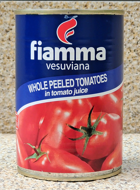 番茄汁整个去皮番茄罐头意大利大颗粒蕃茄WHOLE PEELED TOMATOES