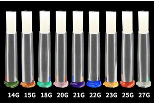 毛刷针头 点胶涂胶刷胶针头 软毛 硬毛 扁口 圆口 3 4 5 6 10MM