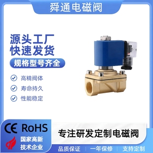 2WS2电磁阀塑封DN15DN20DN25AC220VDC防水直拉膜片进水电磁阀阀门