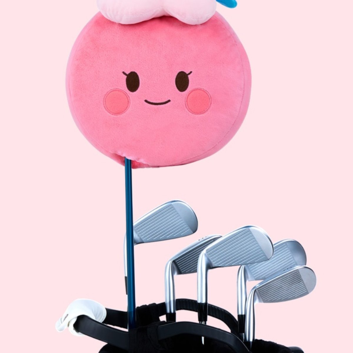 高尔夫球杆套可爱公仔1号木杆套球头保护罩加厚柔软韩国代购25新