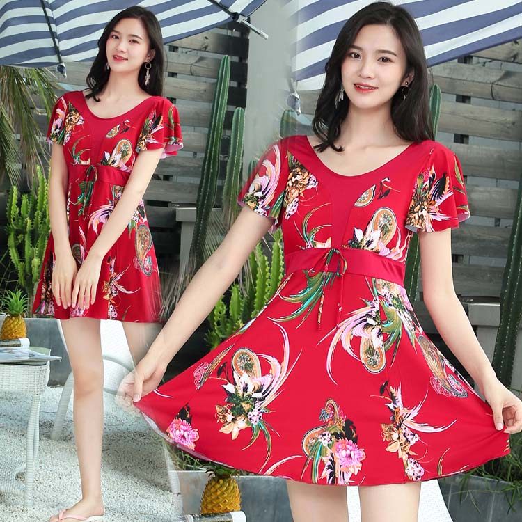 漏背泳衣遮肉女保守分體圓領遮肚大碼寬松加肥加大中老年人泳衣在類目 運動/瑜伽/健身/球迷用品, 游泳, 分體泳衣中 - 來自Buy2taobao.com提供專業的淘寶代購服務