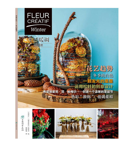 创意花艺 冬日暖调 0426 Fleur Creatif中文版 创意花艺编辑部 花卉装饰 花艺设计入门教程书籍 插花教程书籍 应季花材使用技法