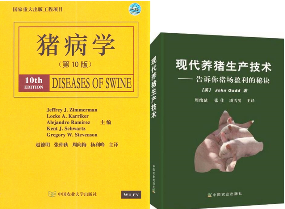 猪病学第10版+现代养猪生产技术——告诉你猪场盈利的秘诀  一套两本  养猪书籍   养猪教学 养猪企业用书 养猪管理