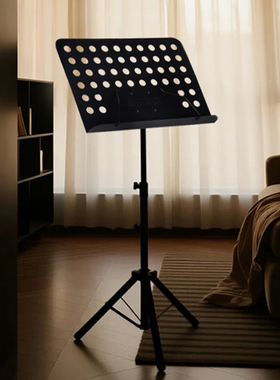 专业谱架便携式可折叠乐谱架吉他架子鼓古筝小提琴谱架家用曲谱架
