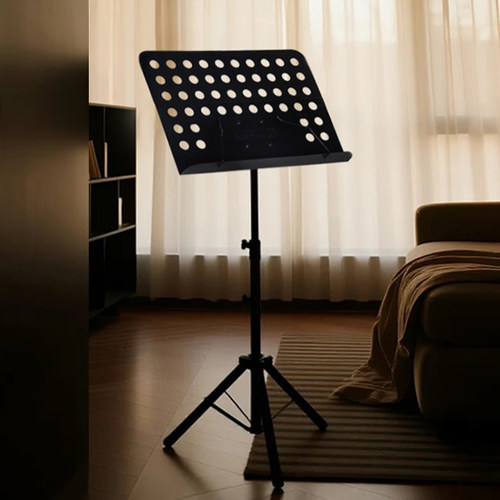 谱架便携式乐谱话筒手机一体架子