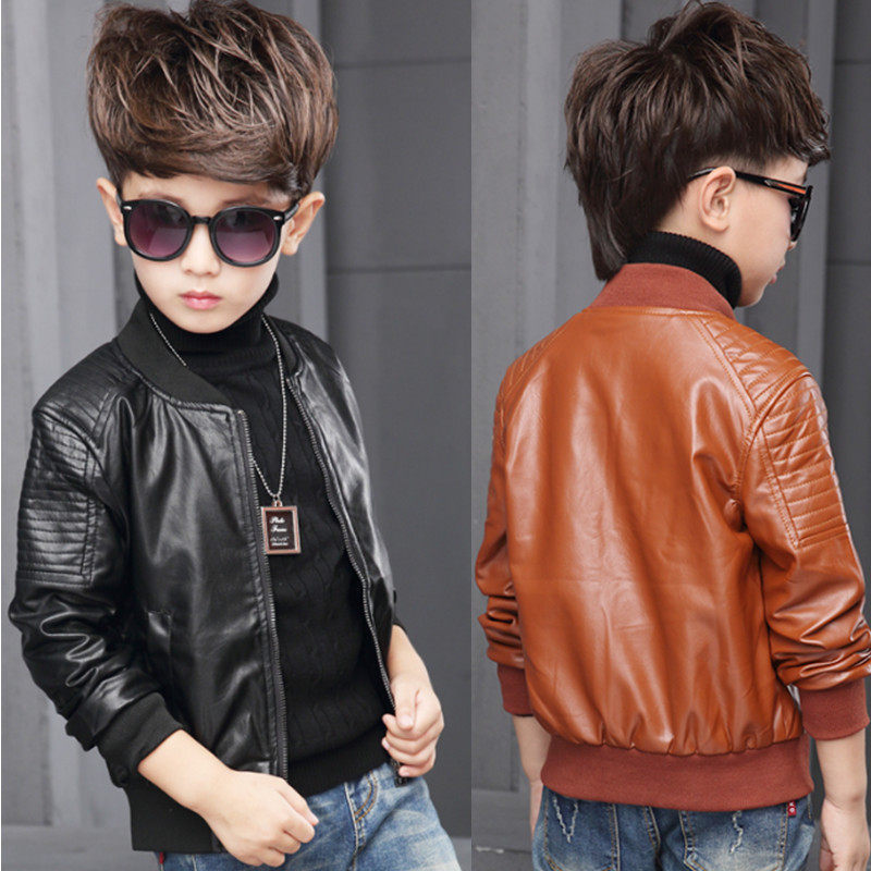 男童外套加绒2025秋冬款炸街洋气儿童宝宝皮衣春秋装夹克韩版帅气