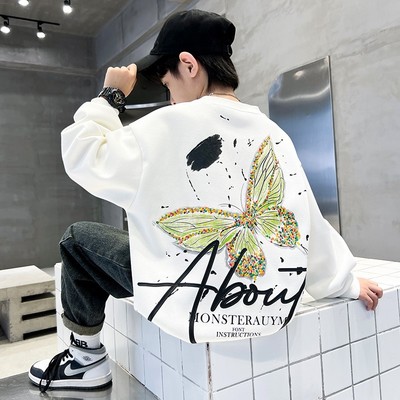 男童春秋款卫衣2025新款秋季加绒