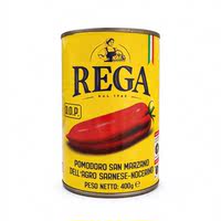 REGA San Marzano Tomatoes 400gDOP Peeled Tomatoes thumbnail 4