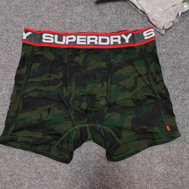 极度干燥superdry英国潮牌内裤男底裤运动迷彩清仓特价棉