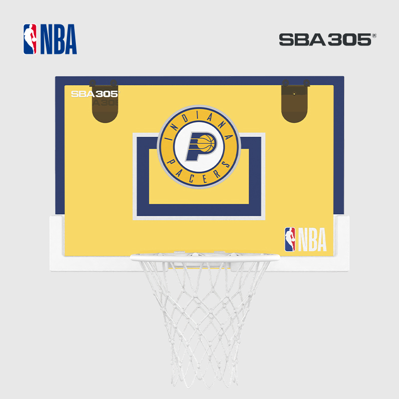 SBA305官方NBA联名 迷你儿童篮球架篮球框可折叠壁挂式30球队可选