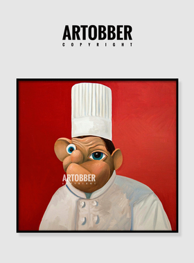 George Condo乔治康多卧室客厅高清挂画潮流艺术大尺寸动漫装饰画