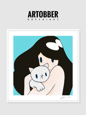 挂画卧室可艺术Artobber艺术