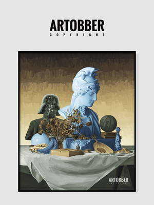 Daniel Arsham 丹尼尔联名作品雕塑风格潮流艺术客厅卧室高清挂画