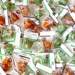 苏州特产大名食品松仁粽子糖原味薄荷味独立小包装称重糖果零食