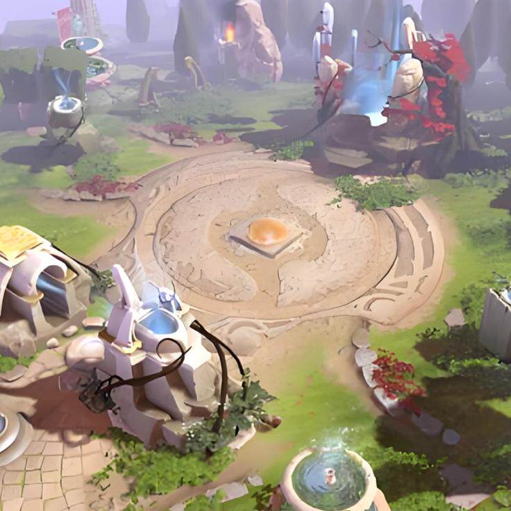 DOTA2账号Ti沙漠地图不朽庭院礁石之界玉海之渊蔓生国度神之圣