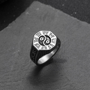 光明会全视之眼戒指共济会兄弟会黑手党徽章关节男生冷门男款铸造