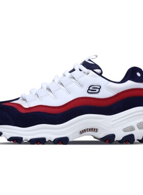 斯凯奇运动鞋女新款轻质缓震休闲鞋舒适透气熊猫鞋13141