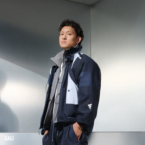 阿迪达斯运动休闲男女GALI同款运动休闲夹克外套
