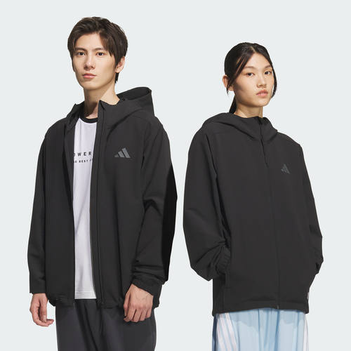 阿迪达斯男女拒水防风连帽夹克外套KF5222|KF5223|KF5227