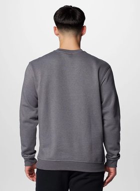 哥伦比亚2024秋冬新品户外男装保暖薄绒圆领长袖休闲卫衣AE3505