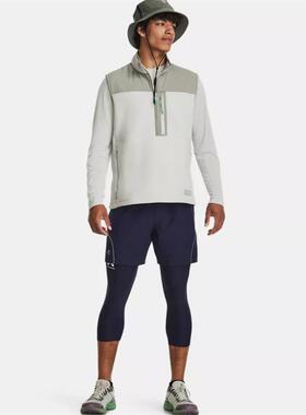 安德玛男士Microfleece Maxx健身运动抓绒马甲1379918