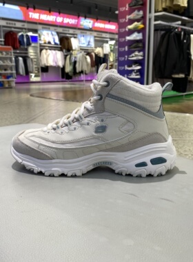 斯凯奇休闲鞋女子秋冬款加绒保暖高帮休闲鞋167570