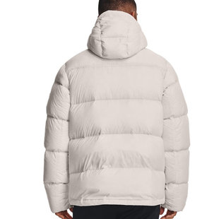 安德玛UA羽绒服Storm男子冬季保暖连帽训练运动短款羽绒服1375437